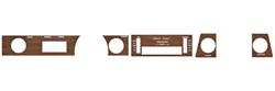 Insert, Dash, 1970-72 Skylark, Woodgrain, w/ AC