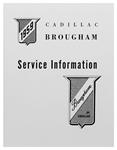 Service Manual, Supplement, 1959 Cadillac Eldorado Brougham