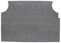 Trunk Mat, Vinyl, 1967 Catalina Coupe/Convertible, Gray Herringbone