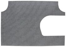 Trunk Mat, Vinyl, 1968 Bonneville Convertible, Gray Herringbone