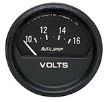 Gauge, Voltmeter, AutoMeter, 2-5/8", Air-Core, 8-18V