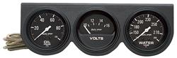 Gauge Set, AutoMeter, Auto Gage, Oil/Water/Volt, 2-5/8"