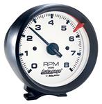 Gauge, Tachometer, AutoMeter, Auto Gage, White Face, 3-3/4", 8,000RPM