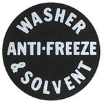 Decal, 1959-77, Bottle Cap, Windshield Washer