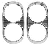 Headlamp Bezels, 1965 GTO, Pair