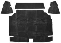 Trunk Mat, Felt, 1969 Bonneville Convertible, Black