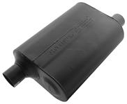 Muffler, Flowmaster, Super 40 Series, 2-1/4", Offset Inlet/Outlet