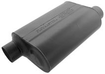 Muffler, Flowmaster, Super 40 Series, 3", Offset Inlet/Outlet