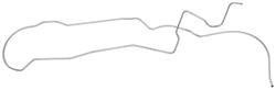 Fuel Line, Front/Rear, 1973-77 El Camino SS, 3/8"