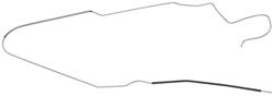 Fuel Line, Front/Rear, 1968 Chevelle Convertible, 5/16"