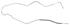 Fuel Line, Front/Rear, 1965-66 Bonneville, 5/16"