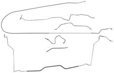 Brake Lines, Front/Rear, 1963-65 Riviera, Drum, 6 Lines