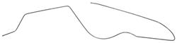 Fuel Line, Front/Rear, 1963-65 Riviera, 3/8"