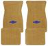 Floor Mats, Cutpile, 1974-77 Bowtie Logo, Front/Rear