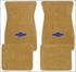 Floor Mats, Cutpile, 1974-77 Bowtie Logo, Front/Rear