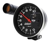 Gauge, Pedestal Tachometer, AutoMeter, 5", 0-10,000RPM, w/Ext. Shift Lt.