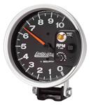 Gauge, Pedestal Tachometer, AutoMeter, 5", 0-10,000RPM, w/Int. Shift Lt.