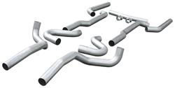 Exhaust Set, Flowmaster, 1968-72 A-Body, 3", Mandrel Bent