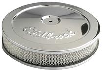 Air Cleaner, Pro-Flo, Edelbrock, 10" W/ 2" Element, Chrome