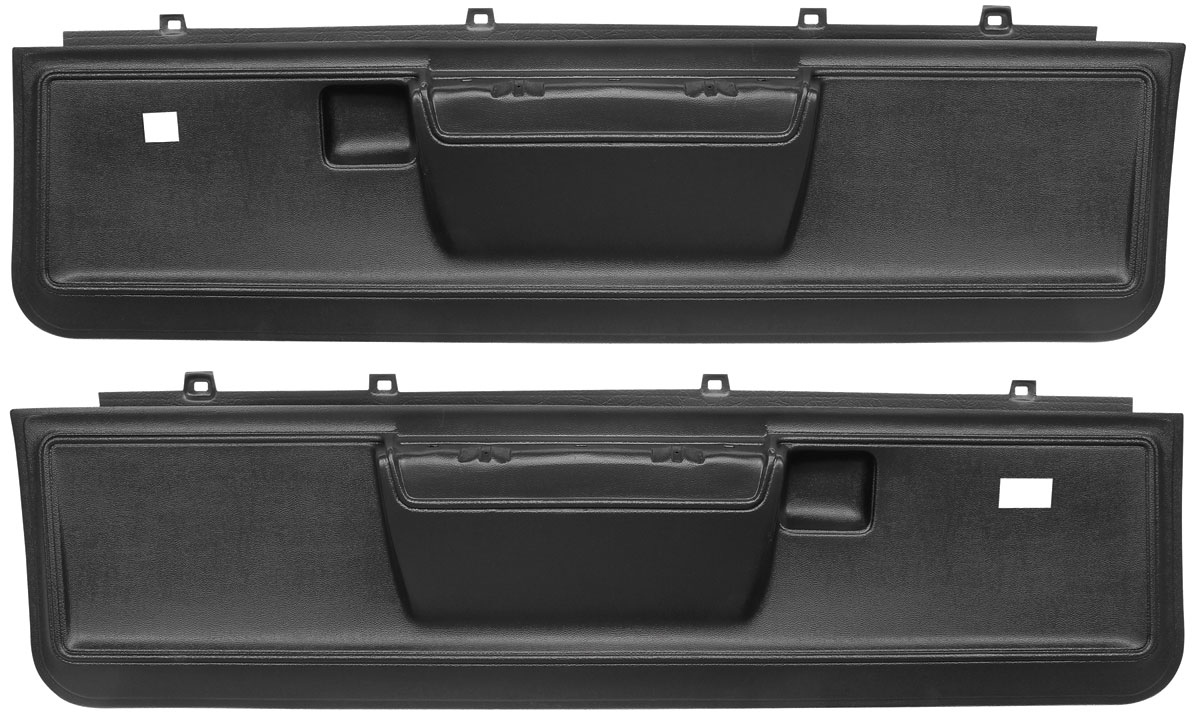 Dashtop - Door Panels, 1973-77 El Camino, Front, Lower, Manual Locks ...