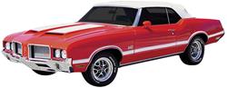 Decal, 70-72 Cutlass, Body Stripe Set, W30/W31/442, Coupe/ Convertible