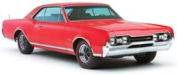 Decal Set, 1967 Cutlass, Y70 Body Stripes