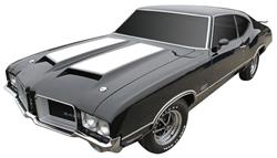 Decal Set, 1971 Cutlass, W25 Body Stripes