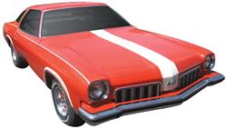 Decal Set, 1973 Cutlass, Y73 Body Stripes