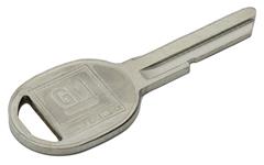 Key Blank, Trunk/Glove Box, 1968/1972/1976/1980 GM, Oval (D)