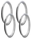 Trim Rings, Rally Wheel, 1971-77 15", OEM Lip