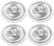 Center Cap Set, 1967 Chevrolet Drum Brakes, Reproduction