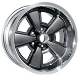 Aluminum Rally Wheel, 1971-72 CH/EC/MC, Gunmetal, 17x9, 5.125" B.S.