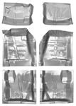 Floor Pan, 1968-72 A-Body, 6pc w/ Firewall