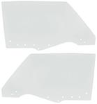 Door Glass, 1970-72 Chevelle/BOP Coupe Convertible, Pair