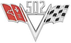 Emblem, Fender, 502 Custom V-Flag