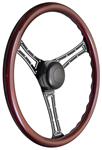 Steering Wheel Kit, 1959-69 GM, Autocross, Plain Cap, Wood