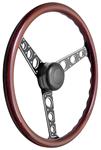 Steering Wheel Kit, 1959-69 GM, Autocross II, Plain Cap, Wood