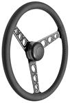 Steering Wheel Kit, 1959-69 GM, Autocross II, Plain Cap, Leather