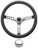 Steering Wheel Kit, 1959-69 GM, Retro w/Holes, Plain Cap, Polished