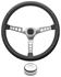 Steering Wheel Kit,1967-69 Chevrolet, Retro w/Holes, Engraved Bowtie, Polished