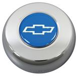 Horn Button, Grant Classic/Challenger Series, Blue w/White Bowtie