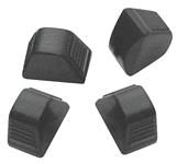 Climate Control Knobs, 1966-74 CH/EC/MC, Black, 4pc