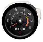 Gauge, Tachometer, 1971-72 CH/EC/MC LS3/LS5, 5500 Red Line