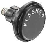 Knob, Emergency Flasher, 1967-72 GM Cars, Short, Black