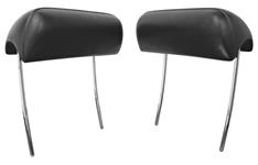 Headrest, 1970-72 GM A Body, Bucket, Black