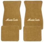 Floor Mats, Cutpile, 1975-88 "Monte Carlo" Script Logo