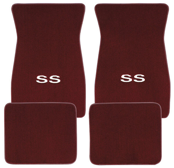 Floor Mats Cutpile 1974 88 Ss Logo Front Rear