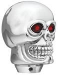 Knob, Gear Selector, Skull, Chrome