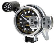 Gauge, Pro-Stock Pedestal Tach. AutoMeter, 5", 9,000RPM, w/Shift Lt & RPM Recall