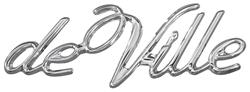 Emblem, 1971-76 Cadillac Fender/1974-76 Quarter Panel, deVille Script